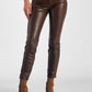 Elan - Faux Leather Straight Leg Pant
