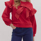Entro - Ella Bow Knit Top