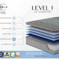 Restonic comfort care 12' hybrid euro top mattress, individual pocketed coil mattress , plush comfort