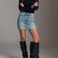 Pistola - Skye High Rise Mini Skirt