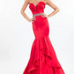 Rachel Allan - Strapless Matte Satin Mermaid Gown