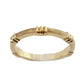 Hidalgo - Textured Ring With Carved Detail - Size 7