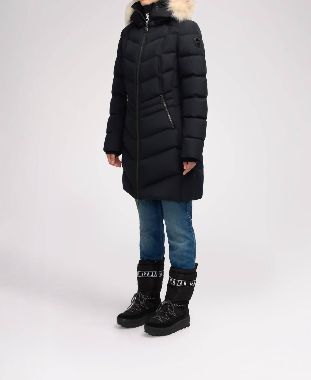 Pajar - Women's January Quilted Puffer Coat With Faux Fur