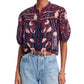 Farm Rio - Boho Floral Scarf Blouse