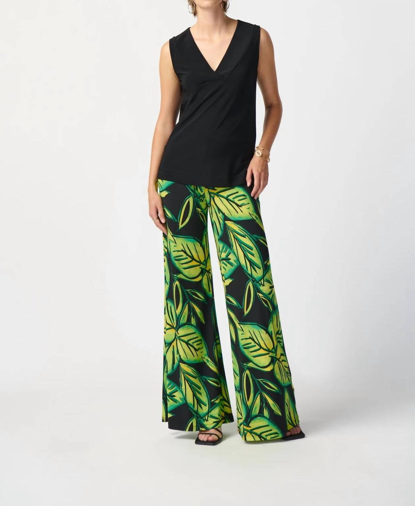 Joseph Ribkoff - Sleeveless V-neck Top