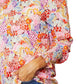Double Take - Floral Elegance Puff Sleeve Blouse
