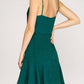 She + Sky - Gold Zipper Dress