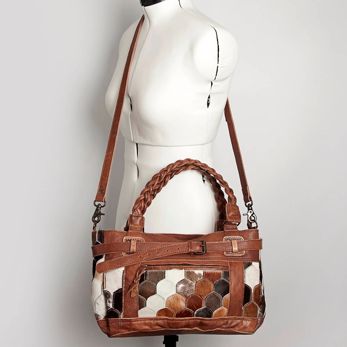 American Darling - Women's Full Grain Genuine Leather Western Purse Crossbody Bag