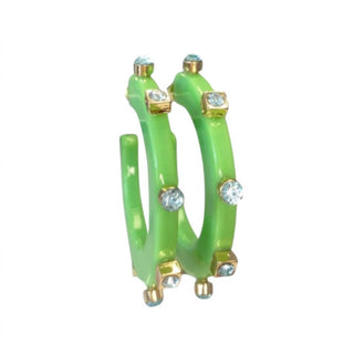 Smith & Co - Women's City Girl Jewel Hoop Earring