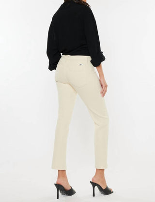 Kancan - Mid Rise Skinny Straight Jeans