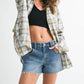 Aemi + Co - Women's Laura Plaid Washed Flannel Shirt