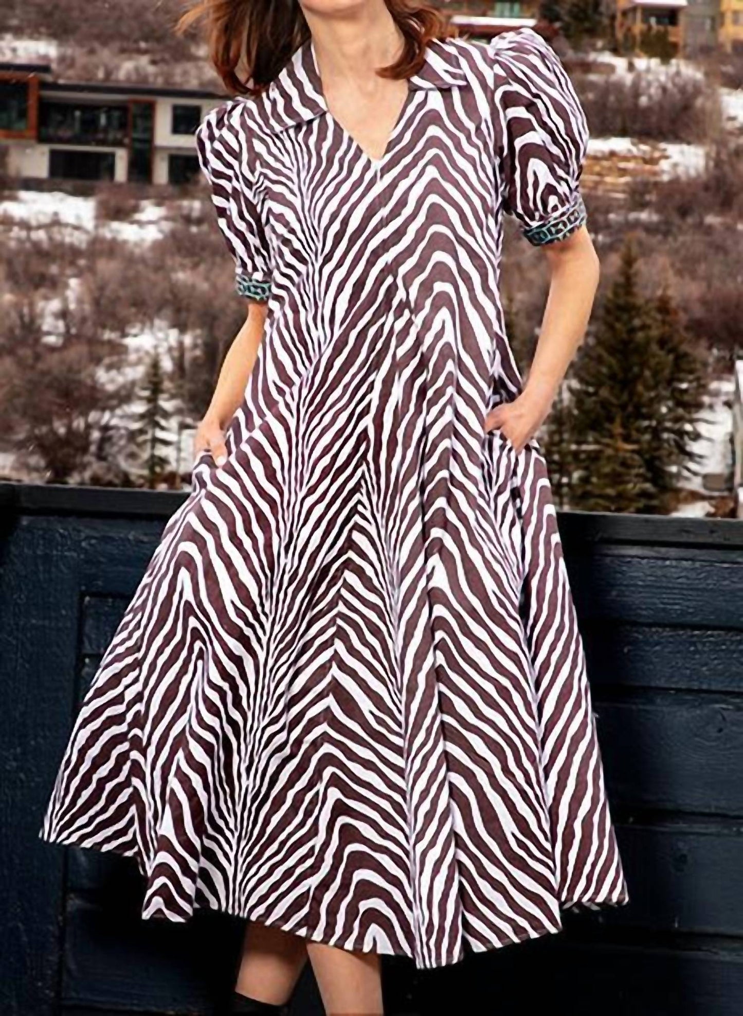 Dizzy-Lizzie - Montauk Animal Print Dress