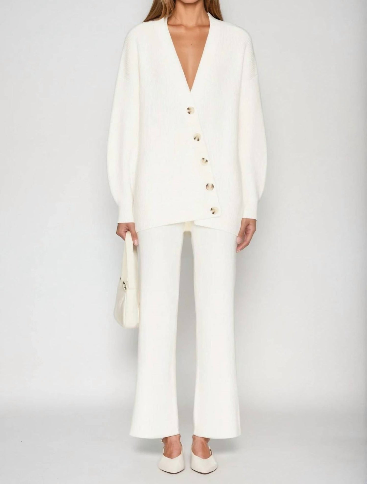 525 America - Women's Evelyn Asymmetrical Luxe Oversized Cardigan