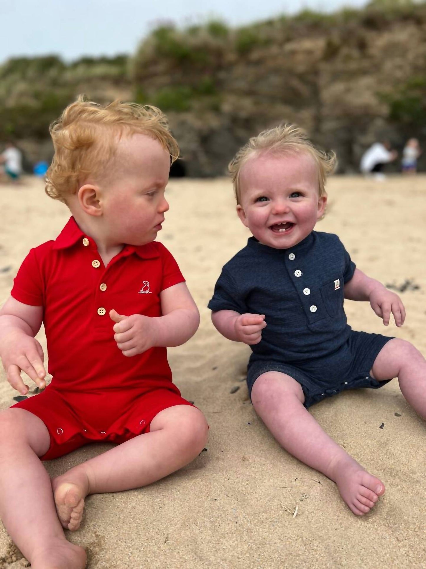 Me & Henry - Boys Drift Polo Romper