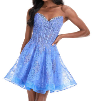 Ashleylauren - Strapless Sweetheart Mini Dress