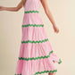 &Merci - Ric Rac Tiered Midi Dress