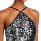 Steve Madden - Angel Sequin Halter Neck Mini Dress