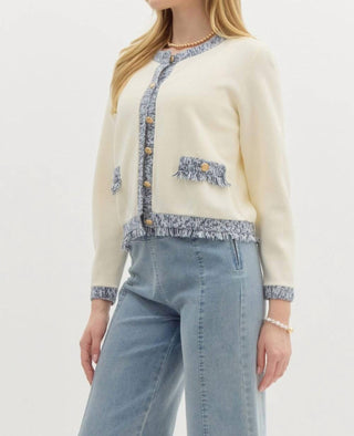 Entro - Knit Long Sleeve Cardigan