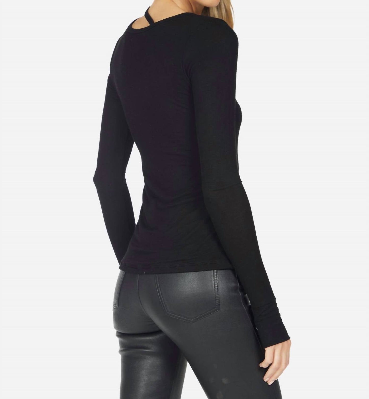 Michael Lauren - Stark Rib Asymmetric Top
