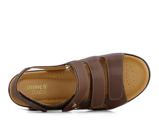 Andrea - Women's Premium Comfort Wedge Fisherman Leather Sandals