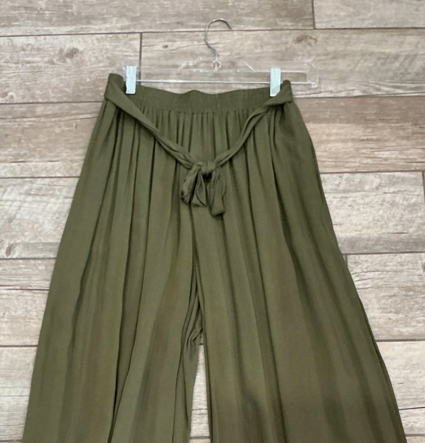 Apple Tree Apparel - Women's Side Open Wide Leg Pants