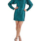 Steve Madden - Ginger Sequined Mini Shift Dress