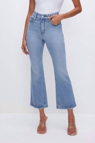 Good American - Good Legs Crop Flare Jeans
