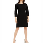 Weekend Max Women's Mara Boat Neck Dress Black Size 4