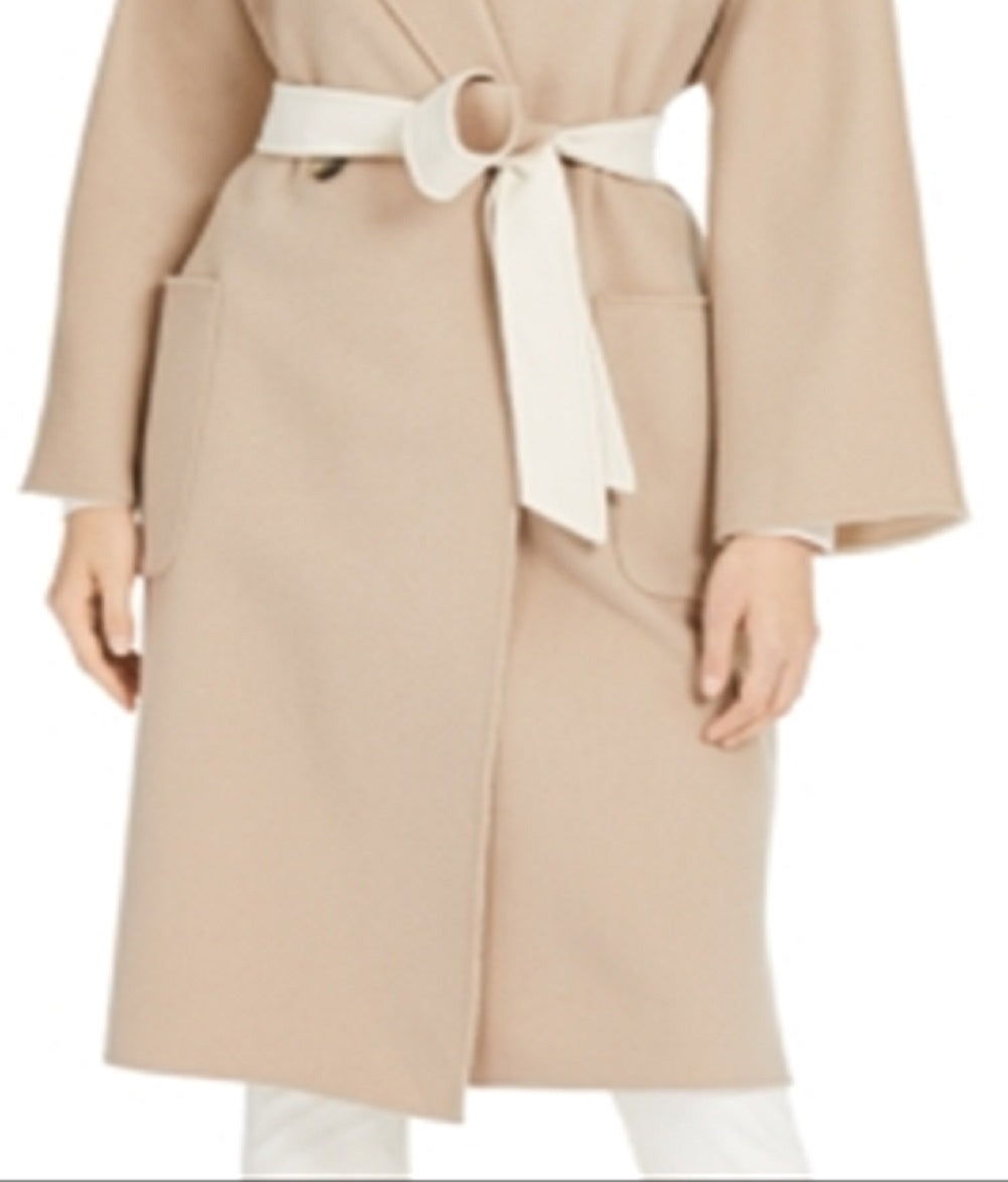 Weekend Max Mara Women's Mid Length Belted Trench Coat Brown Size 8