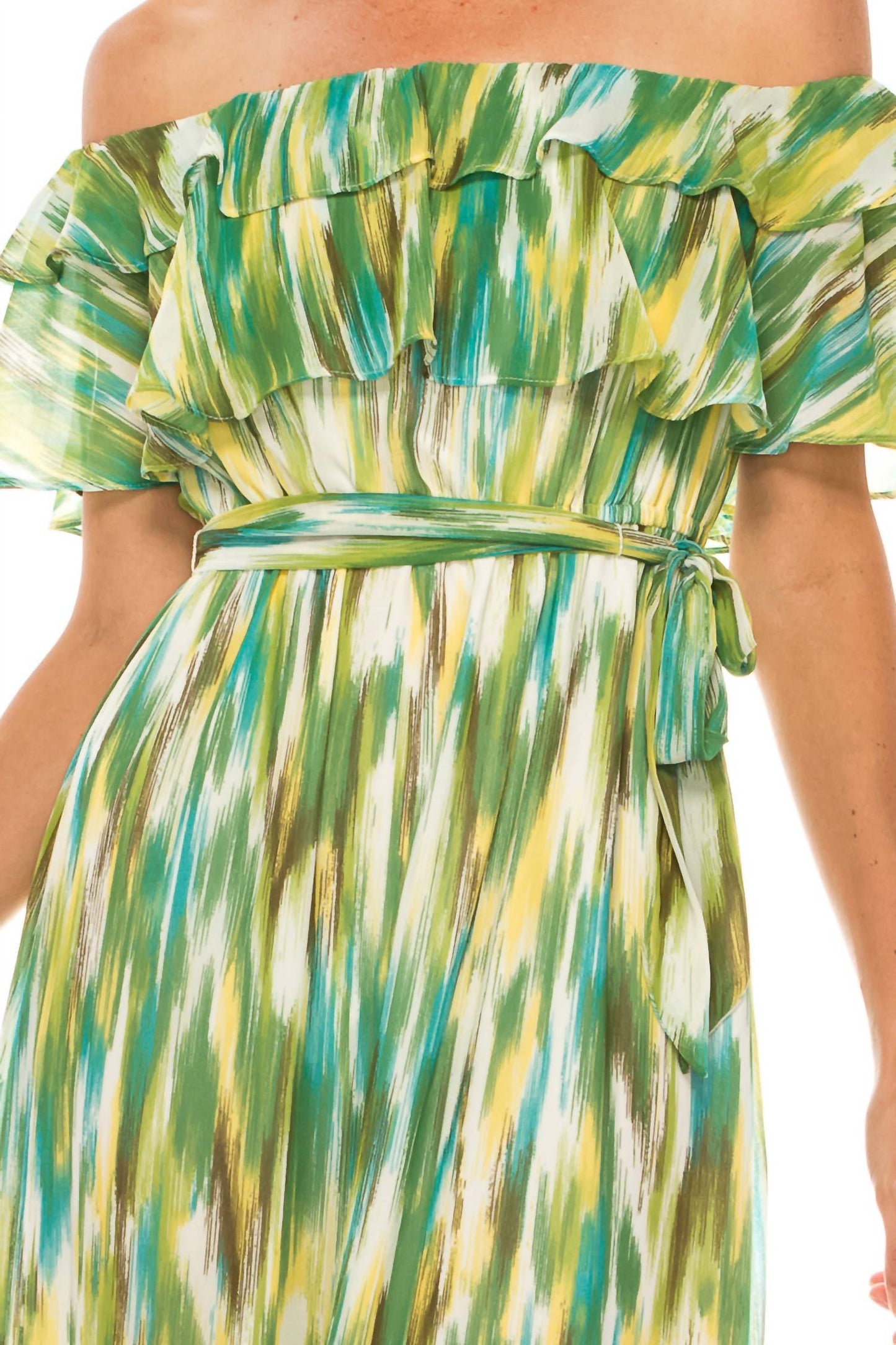 Donna Morgan - Multi Print Midi Dress