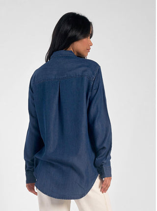 Elan - Classic Denim Button Down Shirt