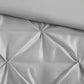 7 Piece Tufted Comforter Set Grey King