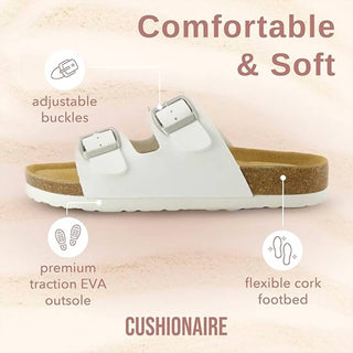 Cushionaire - Women's Luna Crossover Toe Strap Sandals