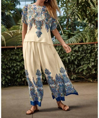 Johnny Was - PLEATED WIDE LEG PANT