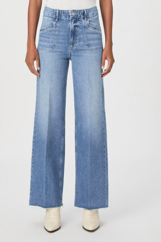 Paige - Anessa Welt Utility Pockets + Raw Hem Jeans