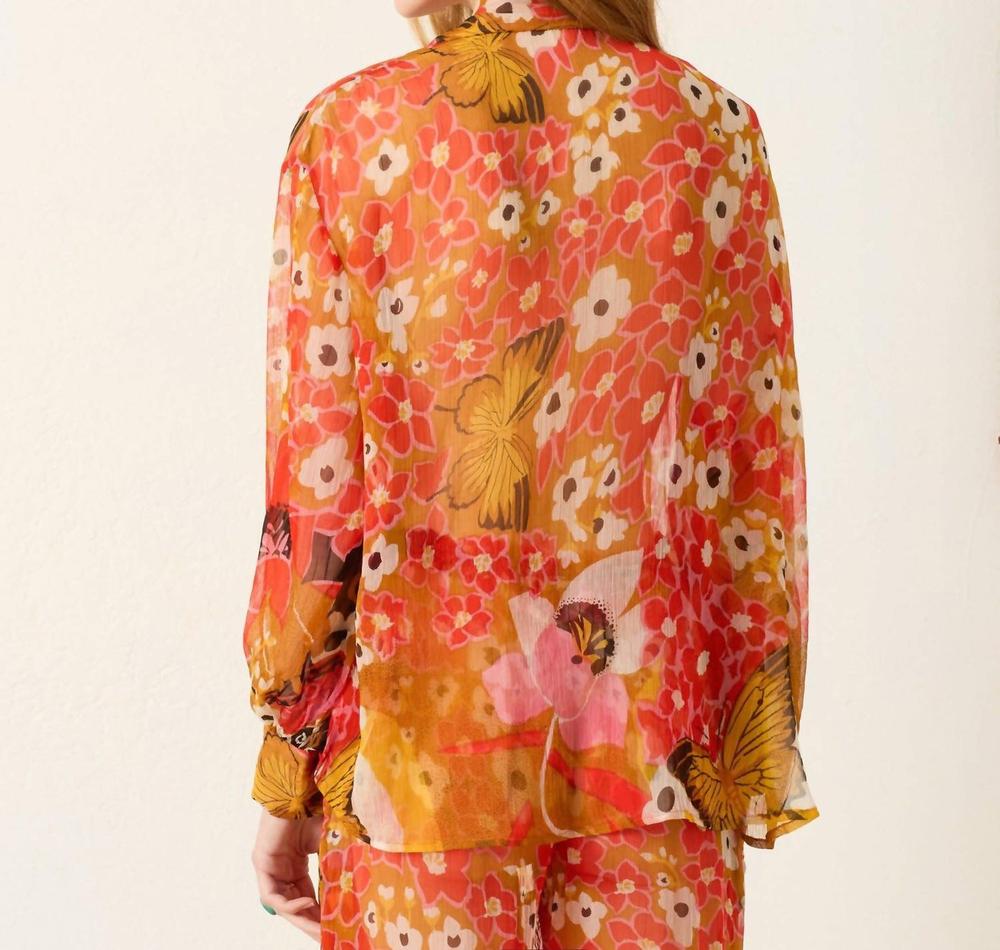 Alix Of Bohemia - Emery Marigold Meadow Shirt
