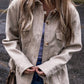 1 The Woman - Turn Down Collar Shacket