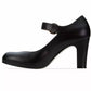 Andrea - Women's Leather Heels With Ankle Strap