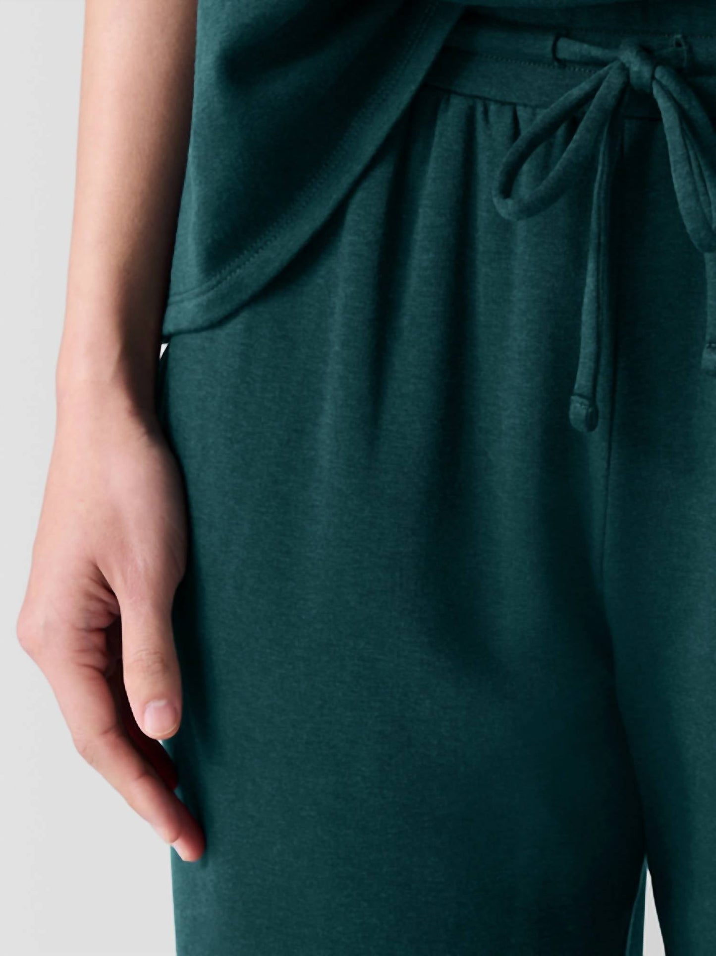 Eileen Fisher - Cozy Brushed Terry Hug Track Jogger Pant