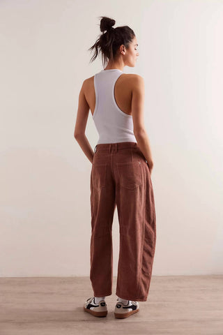 Free People - Good Luck Relaxed Fit Wide-leg Cord Pants