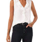 Vince Camuto - Ruffle V Neck Top