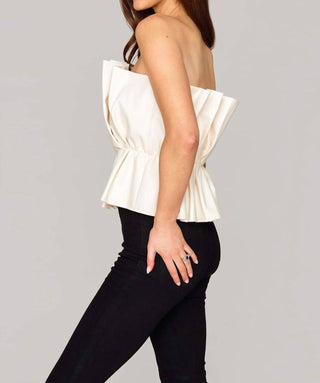 Buddylove - Giselle Pleated Strapless Top