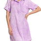 Trendsi - Zenana Tencel Mineral Washed Collared Shirts Dress