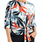 Clara Sunwoo - Leaf Scatter Side Tie Top