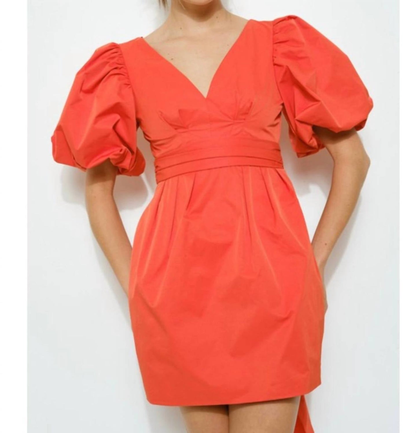 Ina Fashion - Open Bow Back Mini Dress