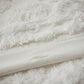 Full/Queen Tufted Cotton Chenille Damask Duvet Cover Set