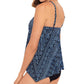 Miraclesuit - Paillette Peephole Tankini Top