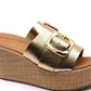 Chocolat Blu - Women's Jana Gold Sandal