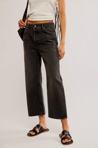 Free People - Deep Trance Dropped Boyfriend Jeans