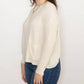 Ma'Ry'Ya - Boatneck Boucle Pullover Sweater